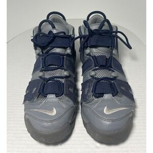 Nike Air More Uptempo Gray & Navy 2021 - Size 9